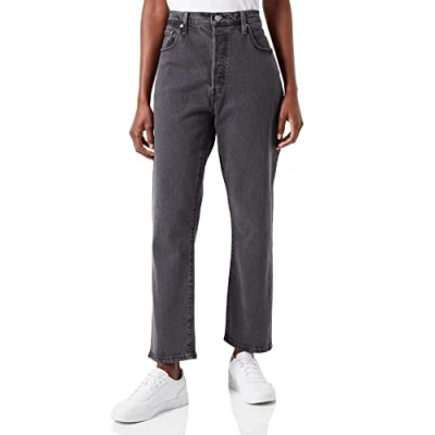 Afbeelding van Levi&#039;s 501 CROP Straight leg jeans, Dames, Maat: 33x28, Cabo fade