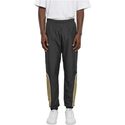 Afbeelding van Urban Classics Piped Trainingsbroek, Heren, Maat: 5XL, Black