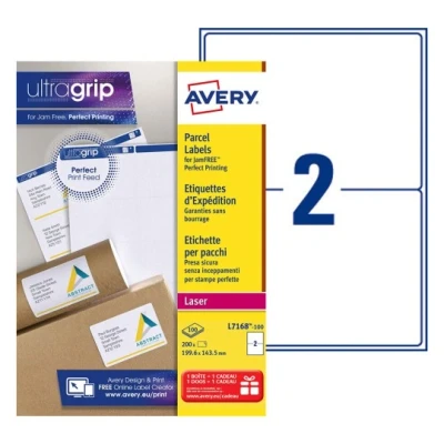 Afbeelding van Etiket Avery L7168 100 199.6x143.5mm wit 200stuks