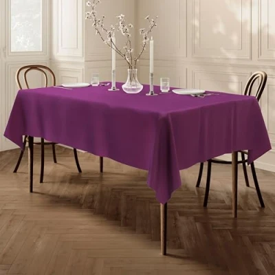 Afbeelding van Kwaliteitstafelkleed van textiel, rechthoekig, afmetingen 140 x 180 cm, kleur naar keuze (140 240 violet)