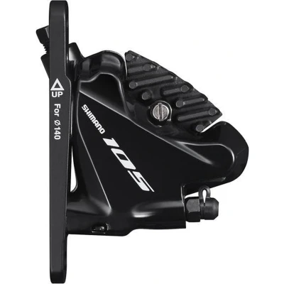 Afbeelding van Shimano schijfremklauw 105 BR R7070 Flat Mount voor zwart