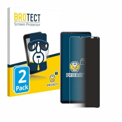 Afbeelding van BROTECT privacy screenprotector voor Sony Xperia 10 IV Folie Beschermfolie Blauwlichtfilter (2 Stuks)