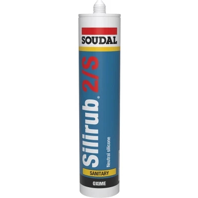 Afbeelding van Soudal Silirub 2S 300ml Zilvergrijs
