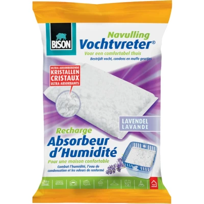 Afbeelding van Bison Vochtvreter Navulzak Lavendel 450g