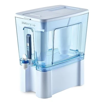 Afbeelding van ZeroWater 12,3 liter kant en klare 5 traps waterfilterdispenser met direct uitlezen 0 TDS IAPMO gecertificeerd om lood, chroom PFOA/PFOS te verminderen