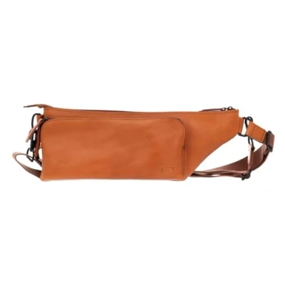 Afbeelding van JOST Schoudertas Futura Crossover Bag Cognac Bruine