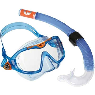Afbeelding van Aqua Lung Sport Mix Combo Snorkelset Kinderen Blauw/Oranje