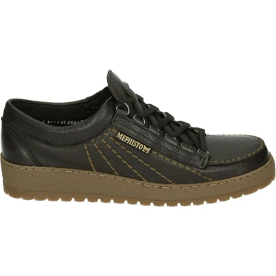 Afbeelding van Mephisto RAINBOW OREGON Heren sneakersHeren veterschoenVrije tijdsschoenen Kleur: Bruin Maat: 42