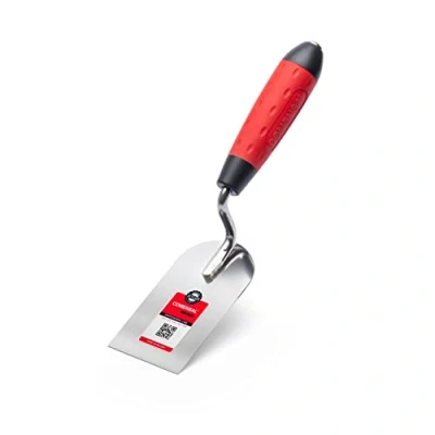 Afbeelding van COMENSAL® troffel 60 mm gipserspatel stukaateur roestvrij staal gipslepel antislip softgrip Made in EU