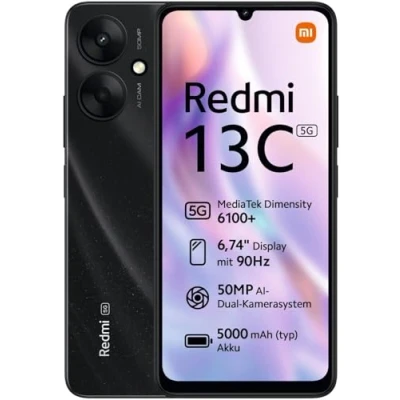 Afbeelding van Smartphone Xiaomi Redmi 13C 6,74&quot;Mediatek Dimensity 6100+ 4 GB RAM 128 Zwart