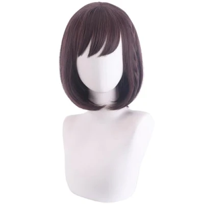 Afbeelding van Anime Cosplay Pruik Shinonome Ena Brown Short Halloween Costume Pruik,Voor partij carnaval