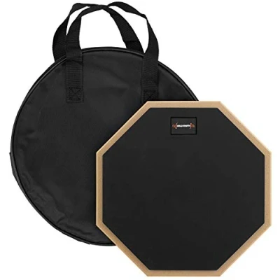Afbeelding van World Rhythm 10&quot; Drum Practice Pad enkelzijdige stille voor beginners met draagtas WR 606