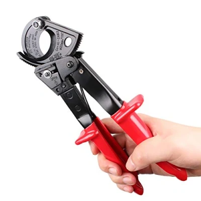 Afbeelding van Ratchet Kabel Draad Cutter, Aluminium Koperen Cutter 240mm2, Ratcheting Snijden Hand Tool Tang voor Cu Al Kabels (HS 325A)