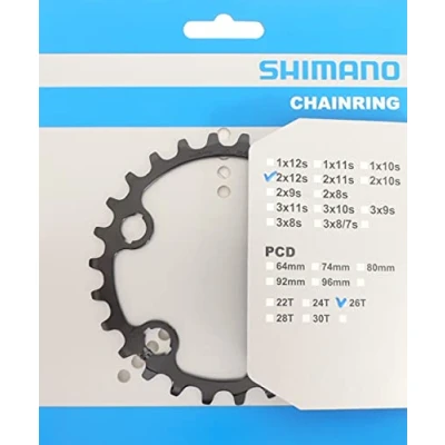 Afbeelding van Shimano Kettingblad 26T SLX FC M7100 M7120 12 speed