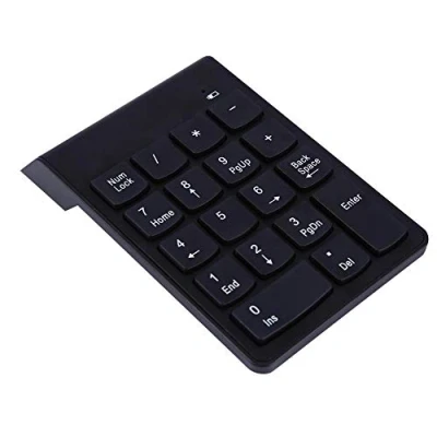 Afbeelding van Garsent Bedraad Numeriek Toetsenbord, 18 Toetsen USB Toetsenbord Mini Numpad voor Laptop Desktop PC Pro.
