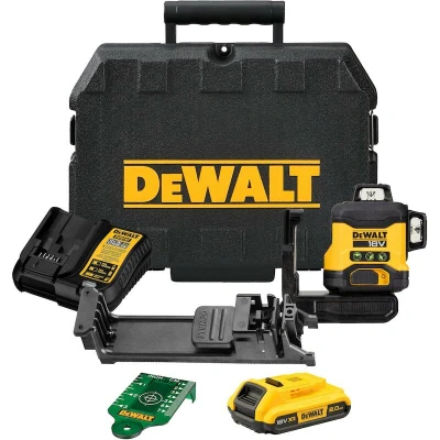 Afbeelding van DeWalt DCLE34031D1 QW Zelfnivellerende Kruislijnlaser 3x360 Groene Straal 18 Volt 2.0Ah Li Ion + lader