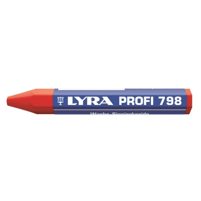 Afbeelding van Lyra PROFI 798 Rood Waskrijt (12 Stuks)