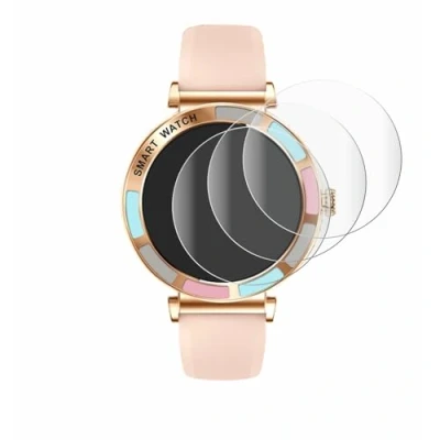 Afbeelding van Savvies Screenprotector voor Bekomiya Smartwatch 1.27&quot; Folie Beschermfolie transparant volledig dekking (4 Stuks)