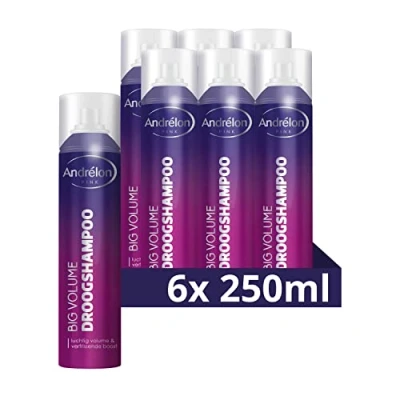 Afbeelding van Andrélon Droogshampoo Big Volume 6 x 200 ml Voordeelverpakking