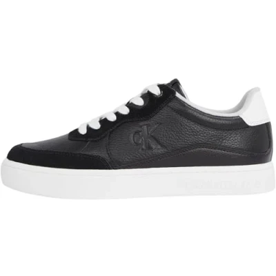Afbeelding van CK JEANS Heren CLASSIC CUPSOLE MG WMM YM0YM01153 Low Top, Zwart (zwart/helder wit), 10.5 UK, Helder Wit, 43 EU