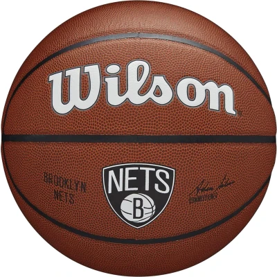 Afbeelding van Wilson NBA Team Alliance Brooklyn Nets basketbal grijs