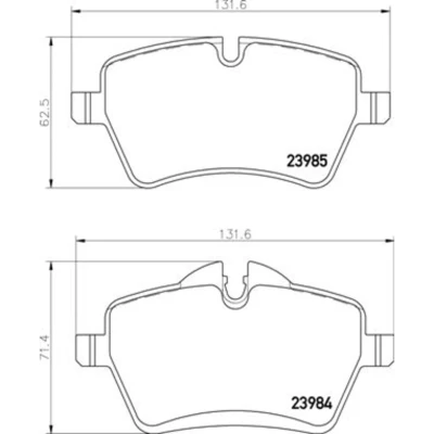 Afbeelding van Brembo Remblokset P 06 086