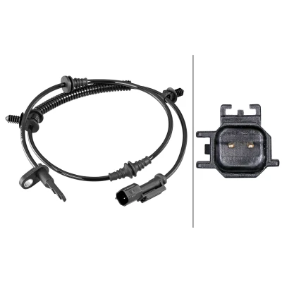 Afbeelding van HELLA 6PU 358 218 981 ABS Sensor Met verbindingsstuk Geluidsensor 2 polig 790mm FORD USA: Explorer Mk5 (U502) 3.5 EcoBoost 4WD, 4WD