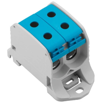 Afbeelding van Doorgangsklem Weidmüller WPD 230 2X50/2X50 BL 2502590000 Grijs, Blauw 1 stuk(s)
