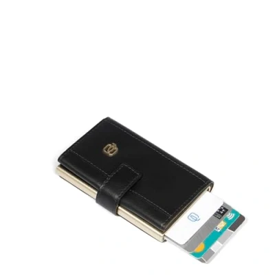 Afbeelding van Piquadro Circle Kredietkaart etui RFID bescherming Leer 6.5 cm