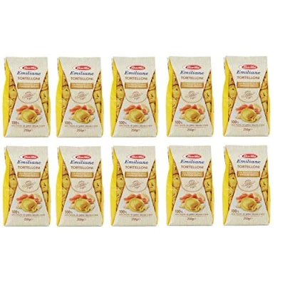 Afbeelding van Barilla Emiliane Tortelloni all&#039;uovo met rauwe ham pasta ei 250 g, 10 stuks