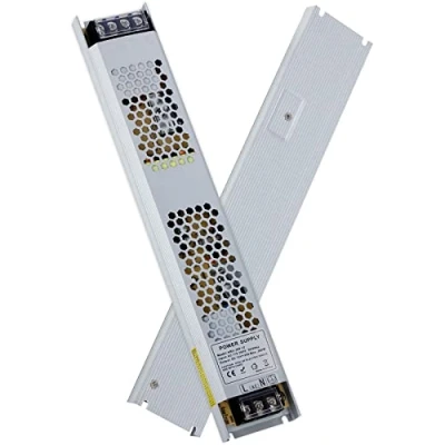 Afbeelding van VARICART IP20 12V 25A 300W LED Driver, Ultradunne Universele Gereguleerde AC DC Geschakelde Voeding, Constante Spannings Transformator Adapter voor CCTV Camerastriplicht G4 MR16 GU5.3 Lamp (Pak van 1)