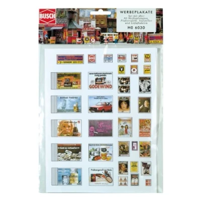 Afbeelding van Busch 6030 Reclameplacate Set Bouwpakket, klein