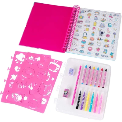 Afbeelding van Canenco Cutie Crew Sjabloon Activiteiten Kleurboek