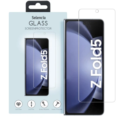 Afbeelding van Screenprotector Samsung Galaxy Z Fold 5: Selencia Gehard Glas