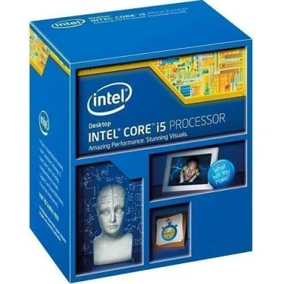 Afbeelding van Intel i5 4590 Quad Core CPU (3,30 GHz, 6 MB cache, 84 W, grafische kaart, Turbo Boost technologie, Socket 1150) (vernieuwd)