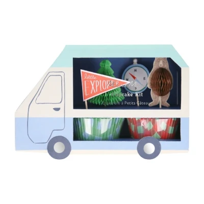 Afbeelding van meri cupcake set camping adventure