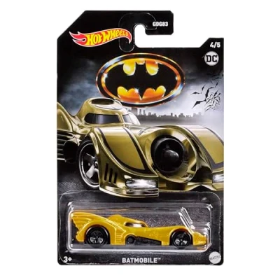 Afbeelding van Hot Wheels Batmobile Die Cast voertuig 7 cm Schaal 1:64