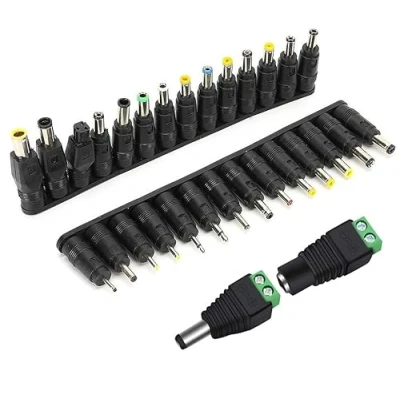 Afbeelding van GUUZI Laptop DC Power Adapter Kits 29 PCS Universele 5,5mm x 2,1mm AC Tips Connector voor Voedingsstekker Jack Sets