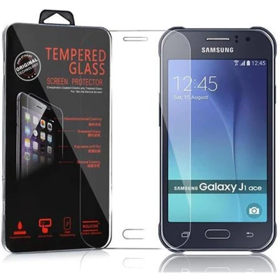 Afbeelding van Cadorabo Screenprotector geschikt voor Samsung Galaxy J1 ACE Pantser film Beschermende in KRISTALHELDER Geharde (Tempered) display beschermglas 9H hardheid met 3D Touch
