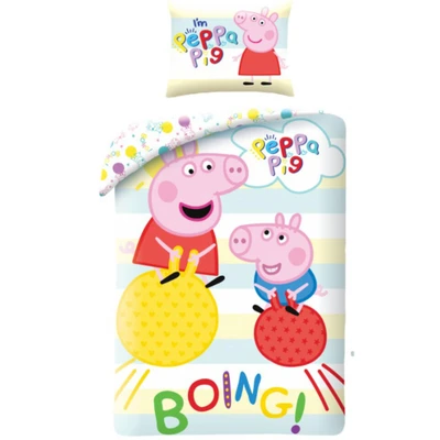 Afbeelding van Peppa Pig Dekbedovertrek Boing Eenpersoons 140 x 200 cm Katoen