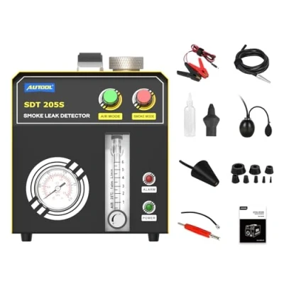 Afbeelding van AUTOOL SDT205S EVAP Vacuüm Rook Lekkage Detector Dual Modes Auto Brandstof Diagnostische 12V Automotive Rookmachine Met Flowmeter &amp; Manometer Voor Alle Voertuigen
