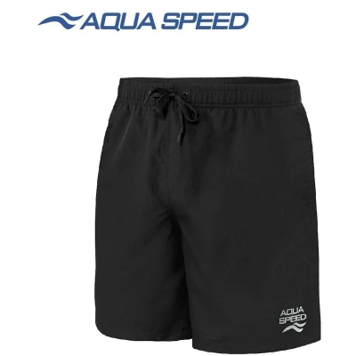 Afbeelding van Aquaspeed Stijlvolle Zwembroek Comfortabele Zwemshort voor Mannen Zwart XL