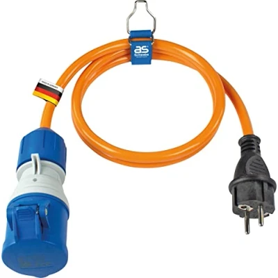 Afbeelding van AS Schwabe 62434 Stroom Adapterkabel 16 A Oranje 1.5 m H07BQ F 3G 2,5 mm²