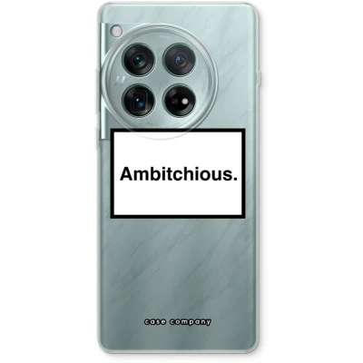 Afbeelding van Case Company® hoesje geschikt voor OnePlus 12r Ambitchious Soft Cover Telefoonhoesje Bescherming aan alle Kanten en Schermrand