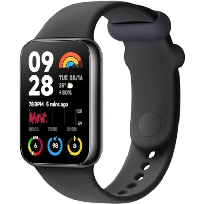Afbeelding van Xiaomi Mi Smart Band 8 Pro Activiteitentracker, 4,4 cm (1,74 inch) AMOLED display, licht en ultradun, 9,99 mm, 150 sportmodi, SpO2, 5 ATM, accu tot 14 dagen, zwart