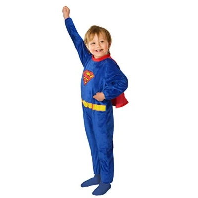 Afbeelding van Dc Comics Verkleedpak Superman Jongens Blauw 2 delig Maat 86