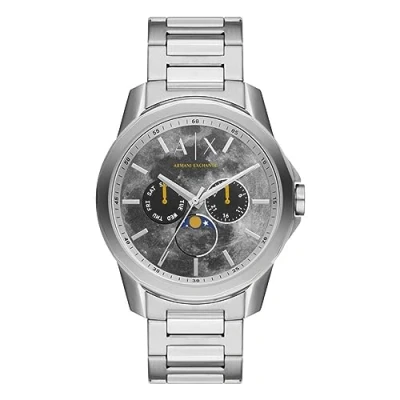 Afbeelding van Emporio Armani heren Horloge AX1736 in de kleur Zilver
