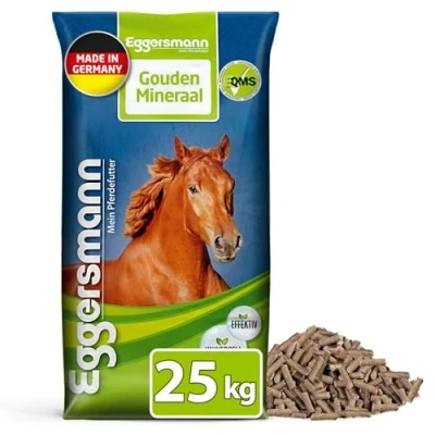Afbeelding van Eggersmann Golden Mineral Mineraalvoer voor paarden en pony&#039;s Supplement een basisvoeding 25 kg
