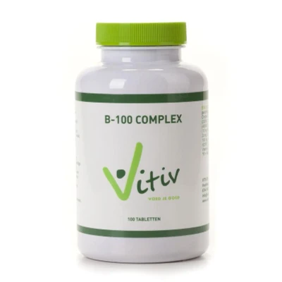Afbeelding van Vitiv Vitamine B 100 complex tabletten