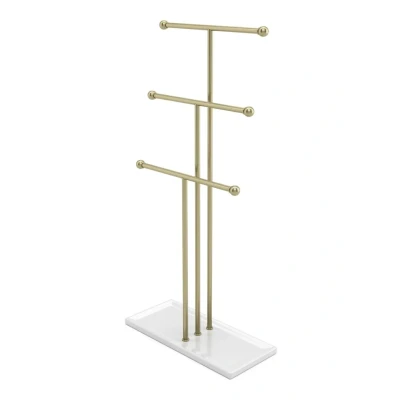 Afbeelding van Sieradenrek Umbra Trigem 23 x 10 48 cm Wit en Goud